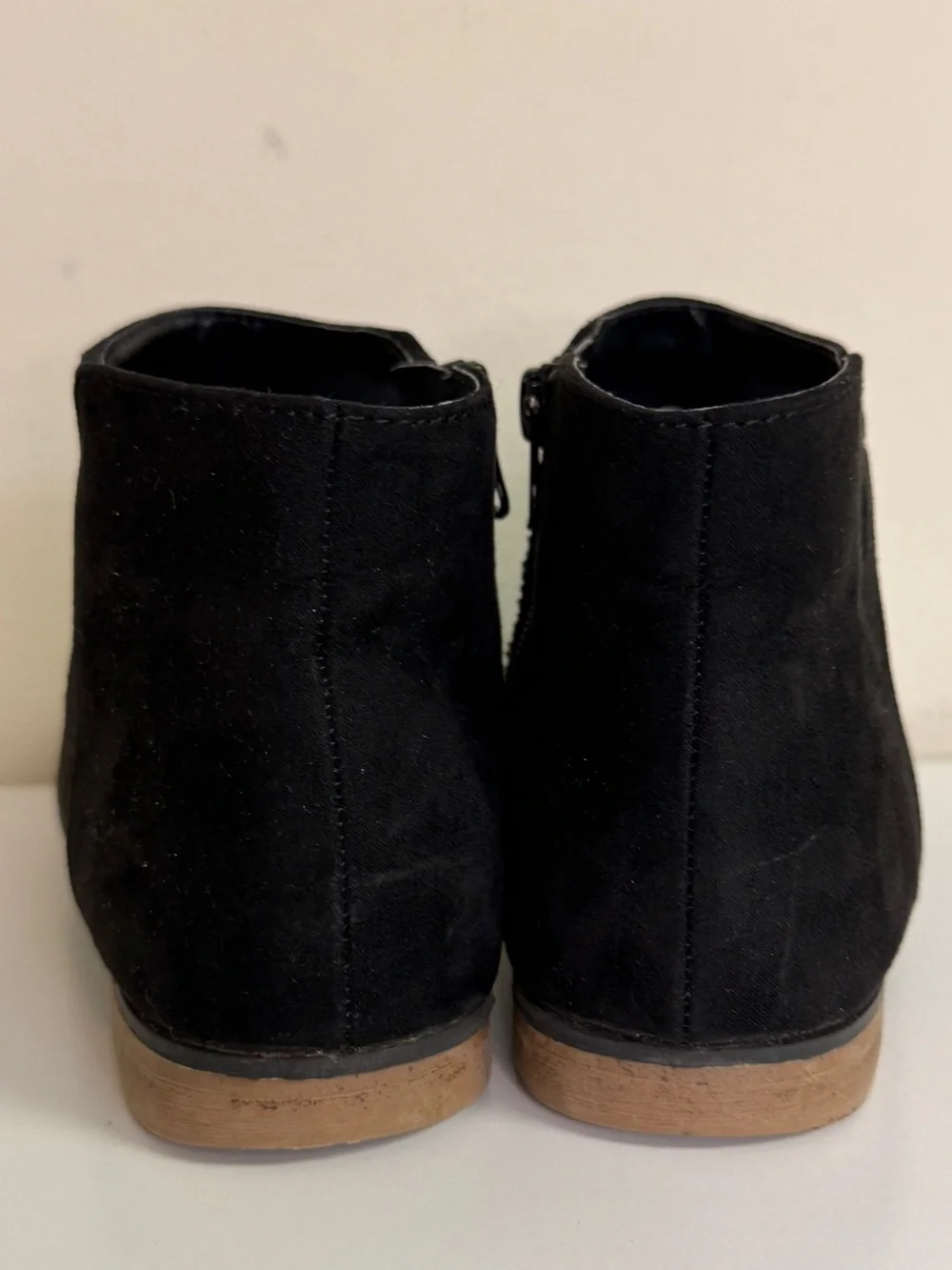 Cat & Jack: Kids' Black Zipper Boots, Size 4